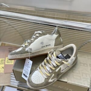 Golden Goose "White - Brown Star"