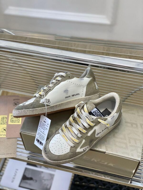 Golden Goose "White - Brown Star" - Slika 3