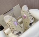 Golden Goose Beige / Pink Star