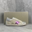 Golden Goose Beige / Pink Star