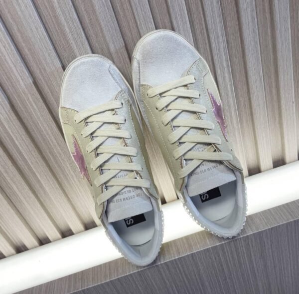 Golden Goose Beige / Pink Star - Slika 12