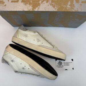 Golden Goose Beige / Pink Star