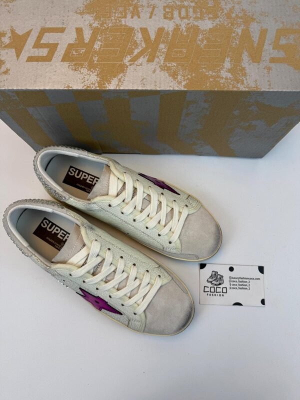 Golden Goose Beige / Pink Star - Slika 5
