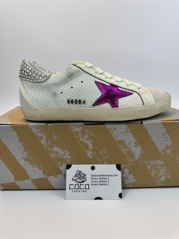 Golden Goose Beige / Pink Star - Slika 7