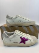 Golden Goose Beige / Pink Star