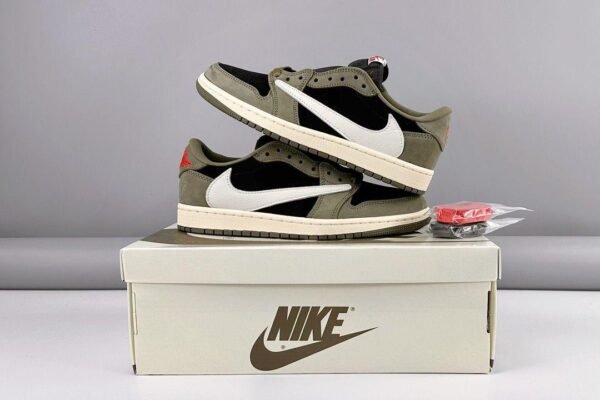 Jordan x Travis Scott Black Olive - Slika 2