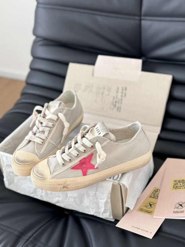 Golden Goose Grey / Pink Star - Slika 2