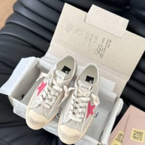 Golden Goose Grey / Pink Star