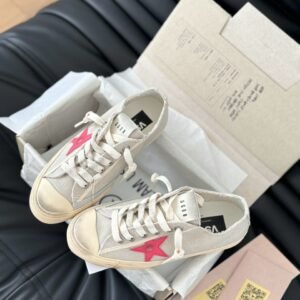 Golden Goose Grey / Pink Star