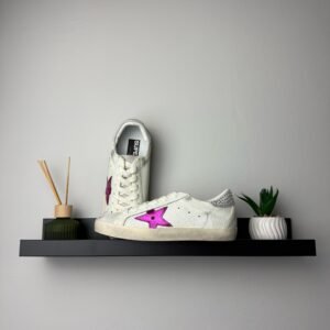 Golden Goose Beige / Pink Star
