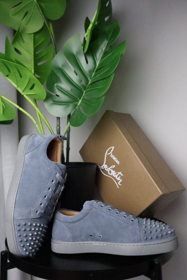 Tenisice Christian Louboutin Grey Leather - Slika 3