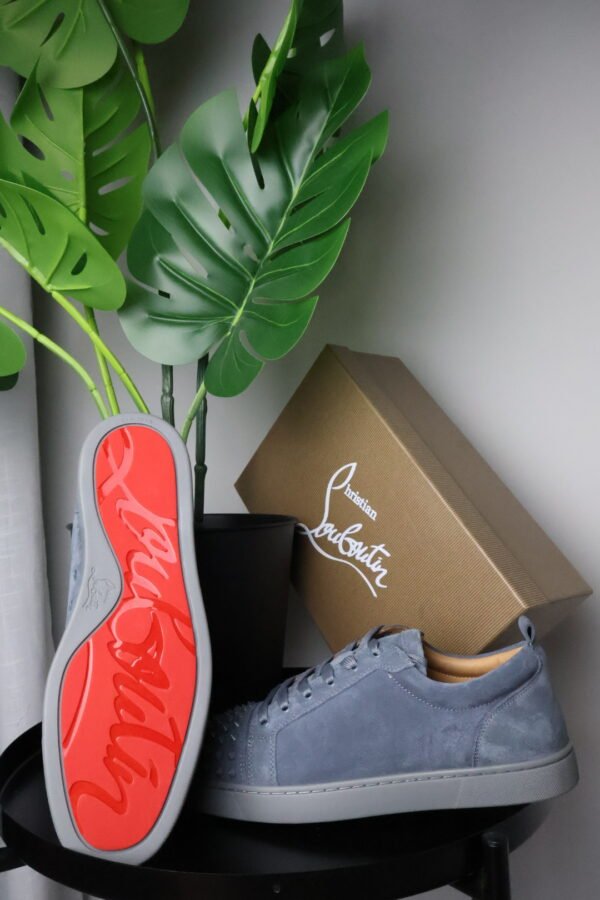Tenisice Christian Louboutin Grey Leather - Slika 4