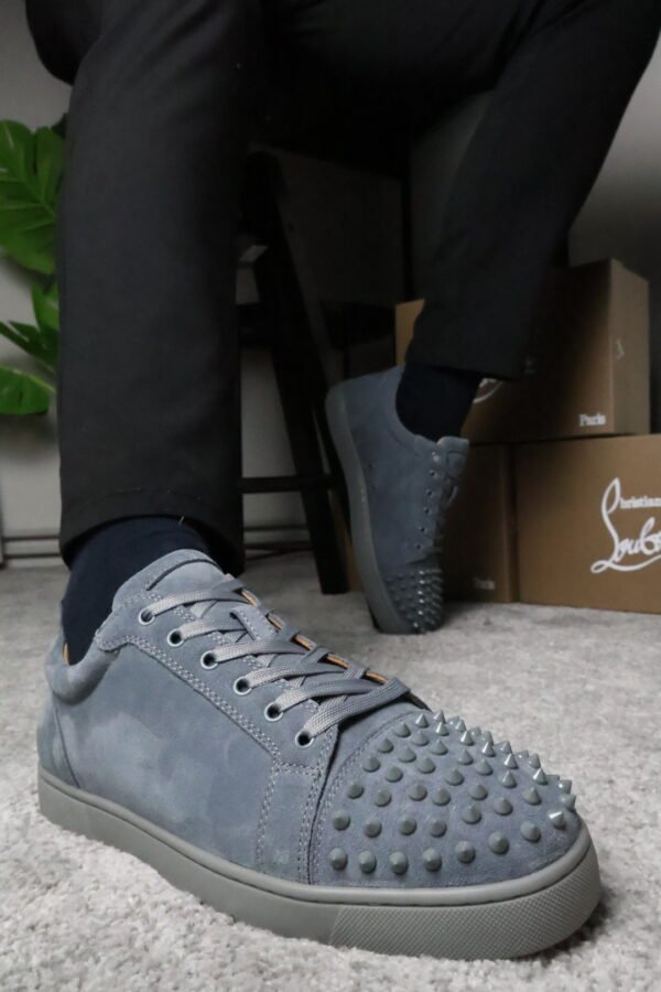 Tenisice Christian Louboutin Grey Leather - Slika 6