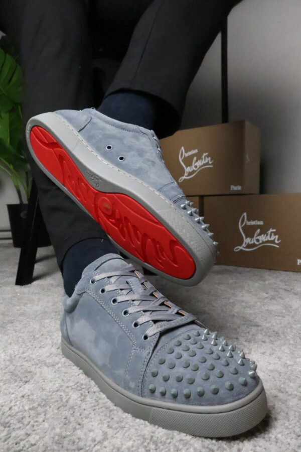 Tenisice Christian Louboutin Grey Leather - Slika 8