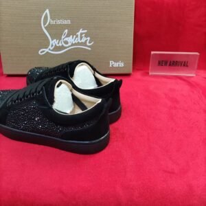 Tenisice Christian Louboutin Black Sparkle