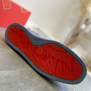 Tenisice Christian Louboutin Grey Leather