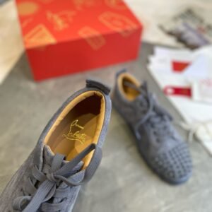 Tenisice Christian Louboutin Grey Leather