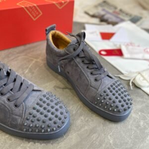Tenisice Christian Louboutin Grey Leather