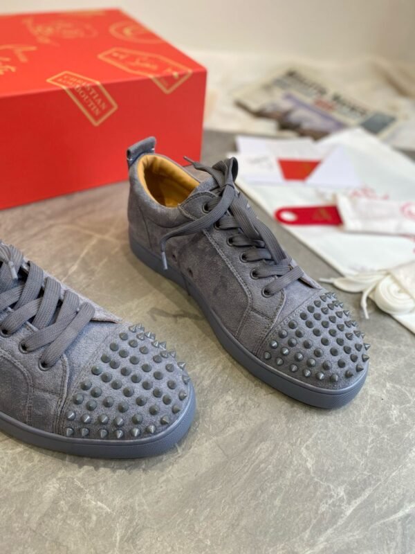 Tenisice Christian Louboutin Grey Leather - Slika 5