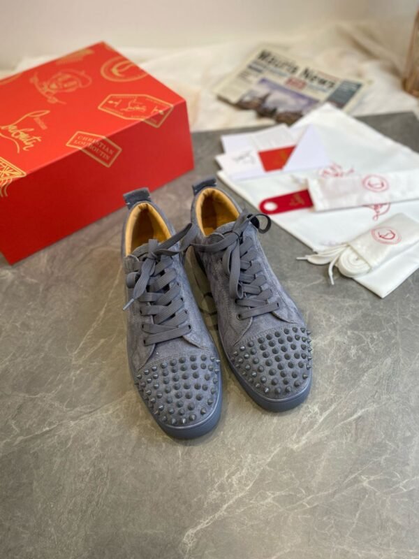 Tenisice Christian Louboutin Grey Leather - Slika 2