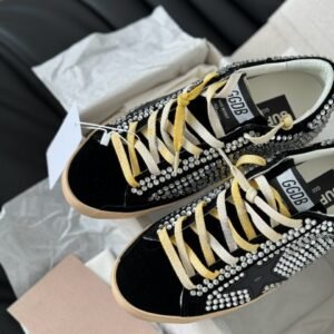 Golden Goose Black - Grey Sparkle