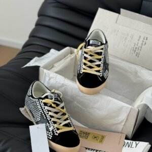 Golden Goose Black - Grey Sparkle