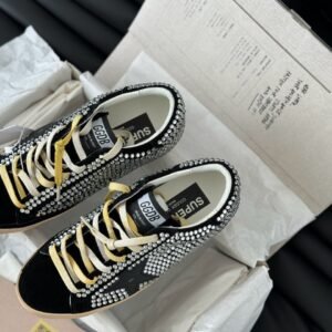 Golden Goose Black - Grey Sparkle