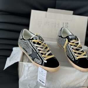 Golden Goose Black - Grey Sparkle