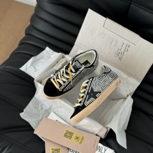 Golden Goose Black - Grey Sparkle
