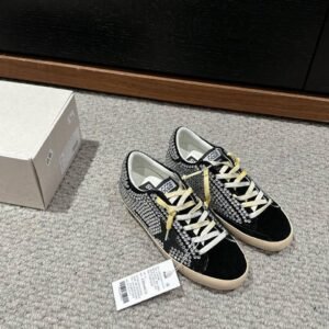 Golden Goose Black - Grey Sparkle