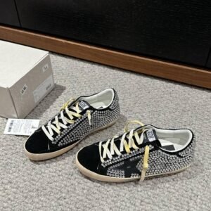 Golden Goose Black - Grey Sparkle