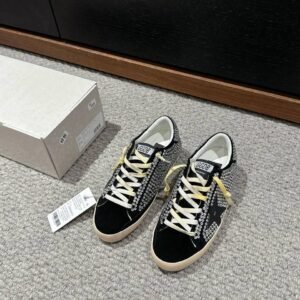 Golden Goose Black - Grey Sparkle