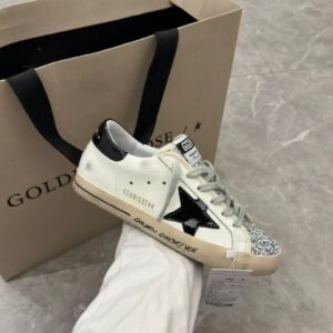 Golden Goose White - Black Star
