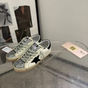 Golden Goose White - Black Star