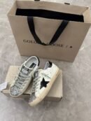 Golden Goose White - Black Star