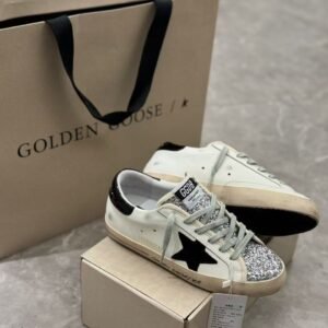 Golden Goose White - Black Star