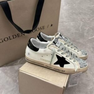 Golden Goose White - Black Star
