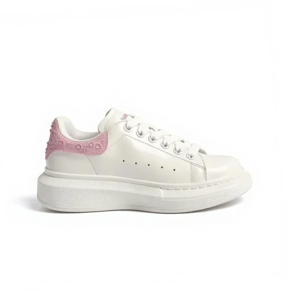 Alexander McQueen "Shiny-White Pink"