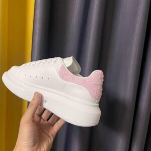 Alexander McQueen "Shiny-White Pink"