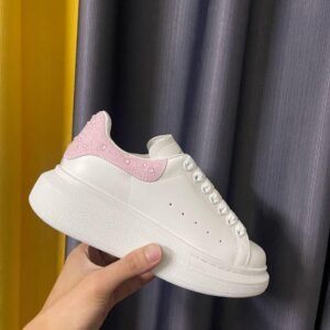 Alexander McQueen "Shiny-White Pink"