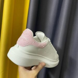 Alexander McQueen "Shiny-White Pink"