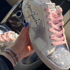 Golden Goose White-Pink Laces