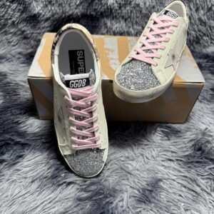 Golden Goose White-Pink Laces