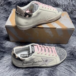 Golden Goose White-Pink Laces