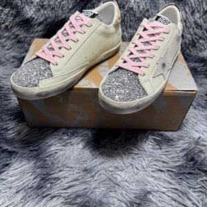 Golden Goose White-Pink Laces