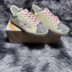Golden Goose White-Pink Laces