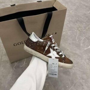 Golden Goose Brown Shiny