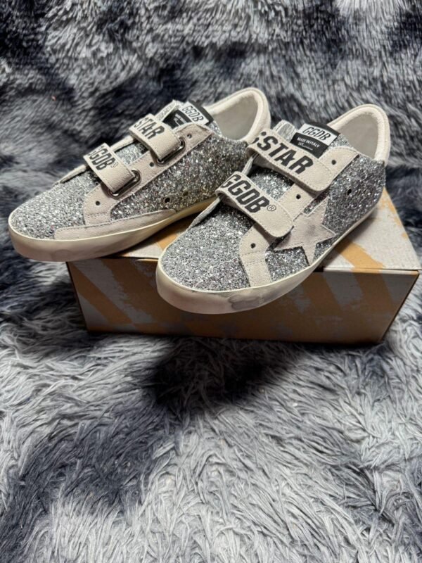 Golden Goose "White-Grey Shiny"