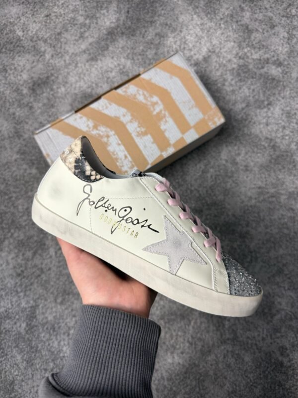 Golden Goose White-Pink Laces - Slika 3