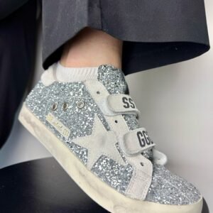 Golden Goose "White-Grey Shiny"